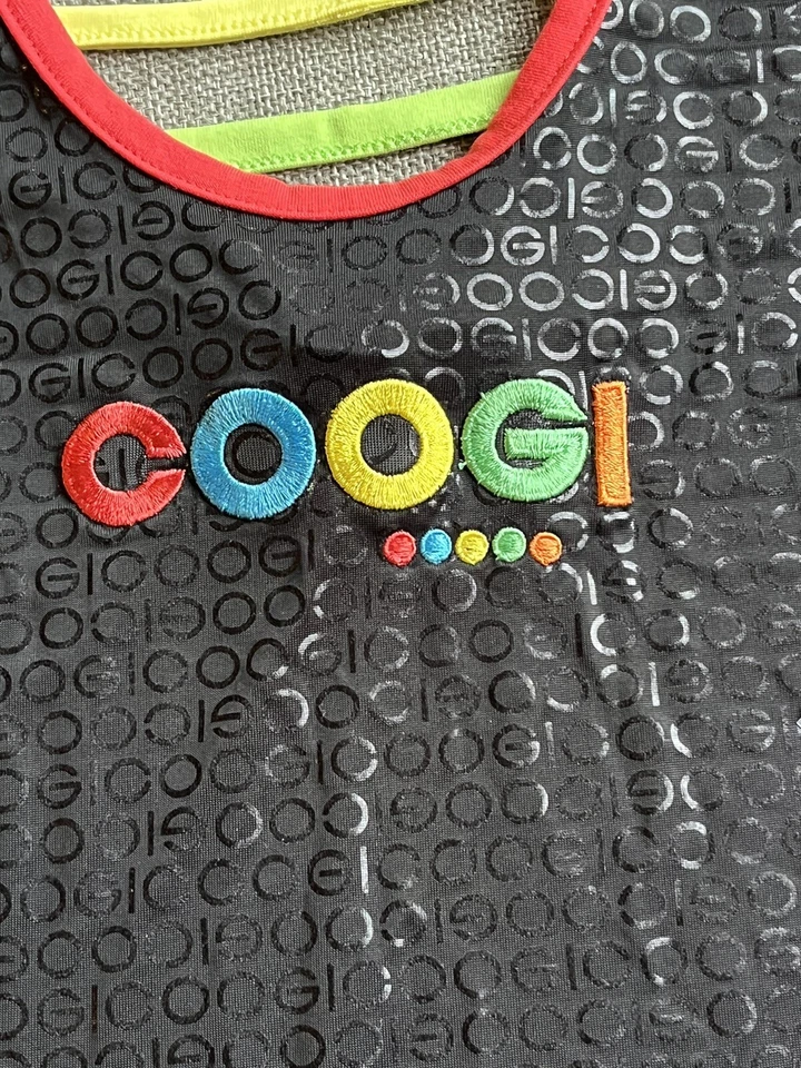 Camiseta sin mangas COOGI o encubrimiento de natación niñas talla 10 nueva con etiquetas negra semi transparente Foto 2 de 4