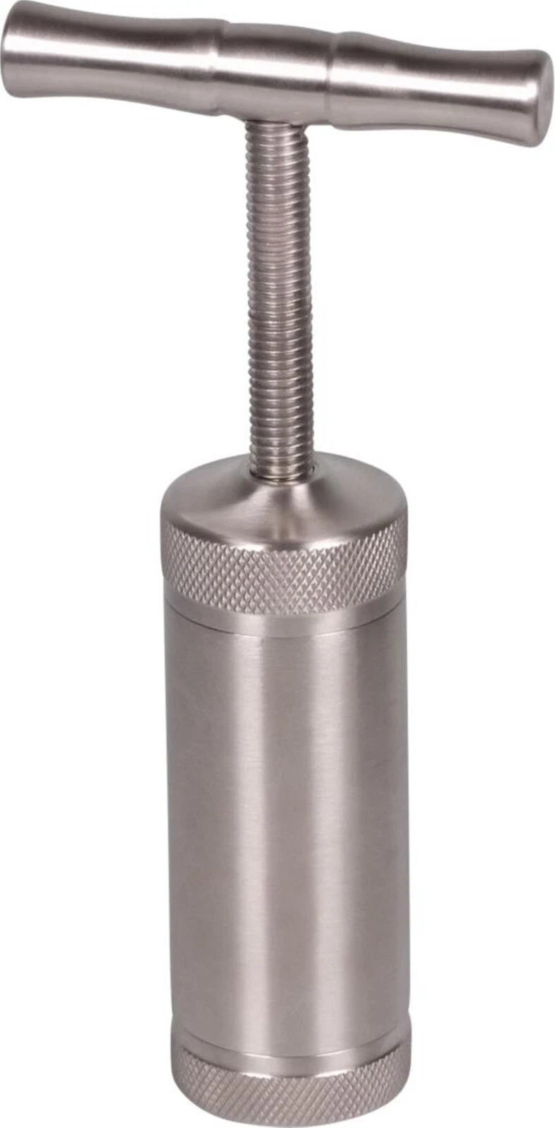 Tobacco / Herb Press T-Press Stainless Steel - Height 115mm - Internal Ø 25mm - 265g