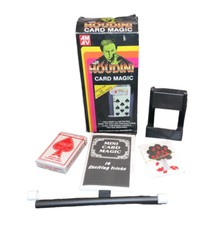 AM AV The Great Houdini Card Magic Kit Set Vintage 1987 COMPLETE