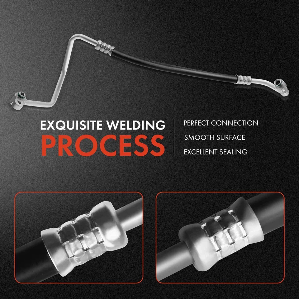 Línea de manguera de descarga de refrigerante de aire acondicionado para Toyota Corolla Matrix 2003 2004 L4 1,8 L Foto 4 de 4