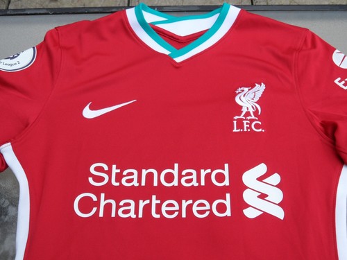 NIKE LIVERPOOL MATCHWORN HOME SHIRT 2020-2021 - NO 4 - SMALL MENS - Picture 6 of 8