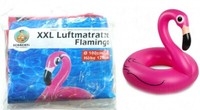 Schwimmring ,Luftmatratze 'Flamingo' Xxl Ø 100Cm X HöHe 120Cm,Pinkfarben,Neu