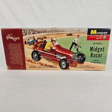 Vintage Monogram Midget Racer Scale Plastic Model Kit
