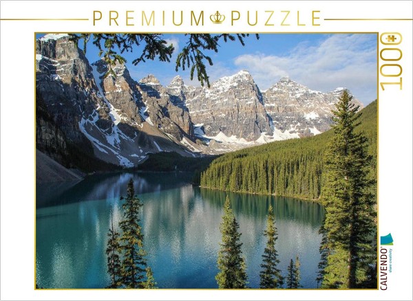Calvendo Puzzle Moraine Lake, Banff National Park, Canada | 1000 Teile Lege-Größ-image