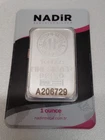 1 oz 999 Silver Bar - Nadir Metal Rafineri - Sealed in Assay Card Serial Numbers