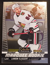 2024-25 O-Pee-Chee Platinum Marquee Rookie #225 Landon Slaggert  RC