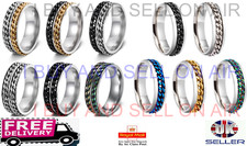 Stainless Steel Ring Men Boys Girls Women Band Gifts 8mm 6mm