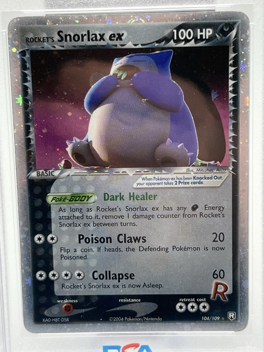 ウェア LAX Rocket's Snorlax ex 104/109 Team Rocket Returns Holo for