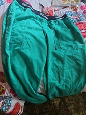 Grey's Anatomy Bright Teal Pants Professional Wear By Barco Size L