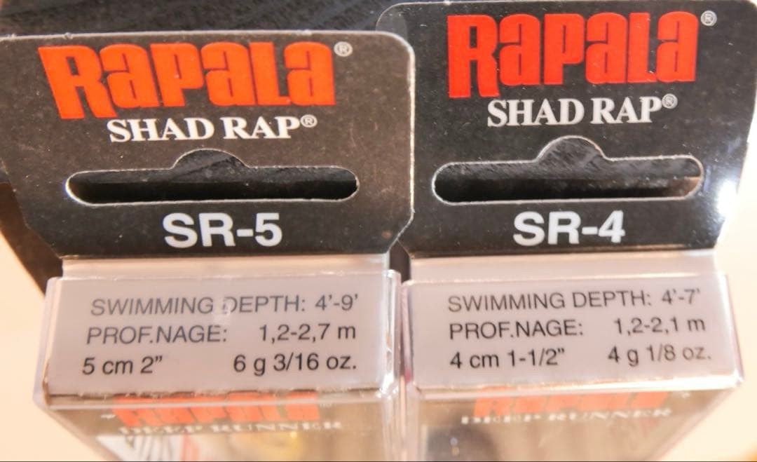 Rapala Shad Rap SR4 SR5 Hard Baits Lures Fishing Accessories - Image 4