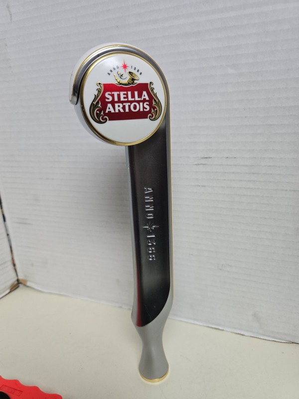 Stella Artois Premium Belgian Lager Beer Tap Handle 13” Tall 1.5” Wide