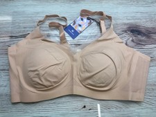 Honey Love Liftwear Crossover Wireless Bra in Sand - Size 3X