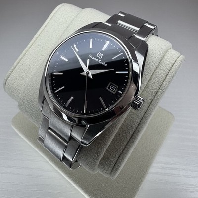 Grand Seiko Heritage SBGX261 9F62 Quartz 37mm Black Dial Box Papers Fullset