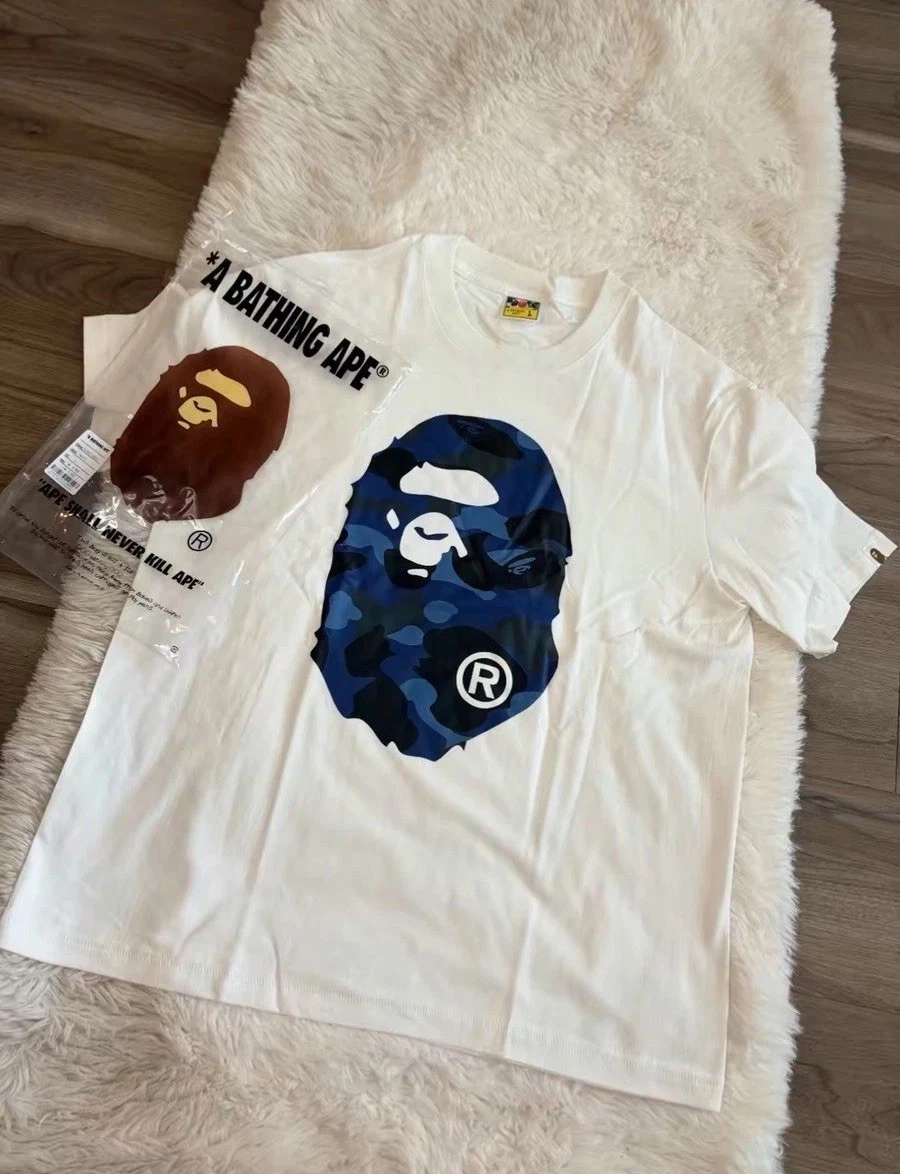 A Bathing Ape Size L White Shirts for Men for sale | eBay