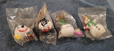 Lot Of 3 Jack In The Box Antenna Balls 1 Ornament Sealed T8