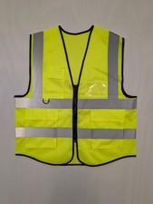 HI Vis Reflective Safety Vest ANSI High Visibility Work Construction PPE Size L