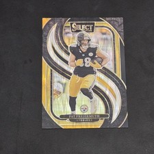 2024 Panini Select - Premier Level Pat Freiermuth #186 Black & Gold Shock Prizm