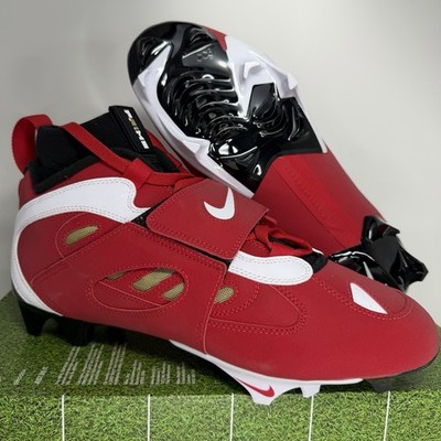 Nike Diamond Turf DT 2 II TD Football Cleats Fire Red White Black