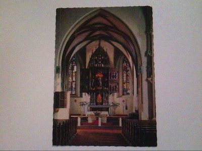 Gotische Pfarrkirche St. Oswald. Seefeld / Tirol. Österreich. AK.
