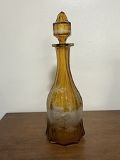 Moser Bohemian Intaglio Cut Glass Decanter