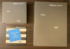 Ableton Live 9 Suite Discs Box No Manual No Code No Serial Includes Trial Disc
