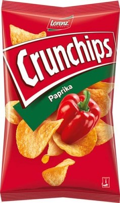 Lorenz Crunchips Paprika, 150 Gramm