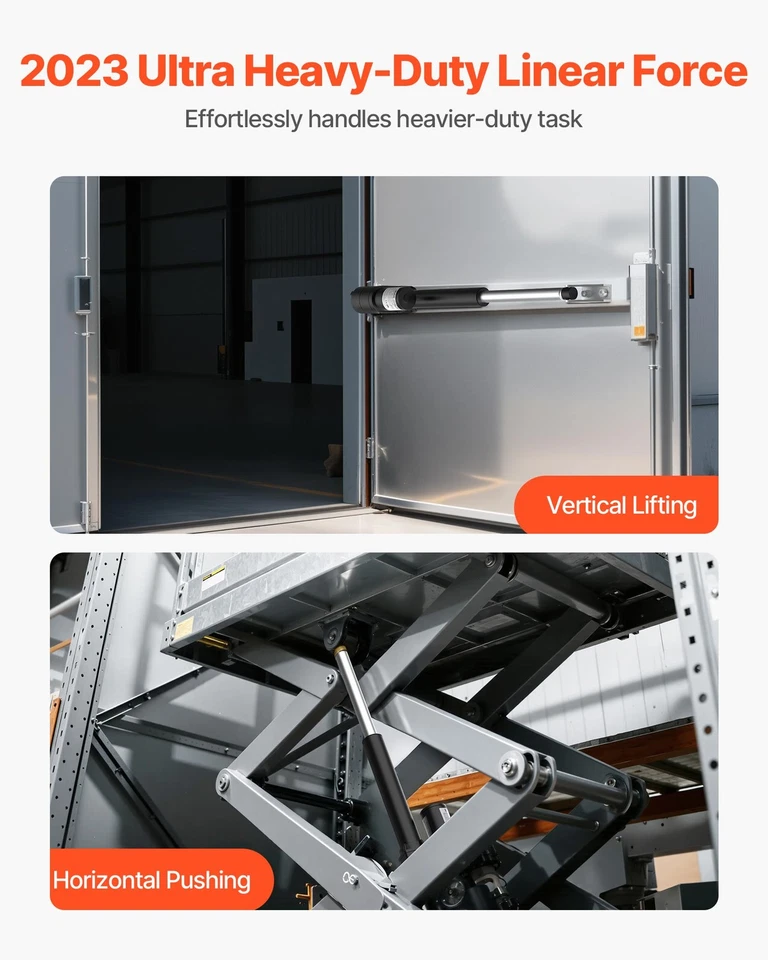 VEVOR Attuatore Lineare 12V Corsa da 150 mm Ultra Resistente da 9000 N IP65 - Immagine 2 di 4