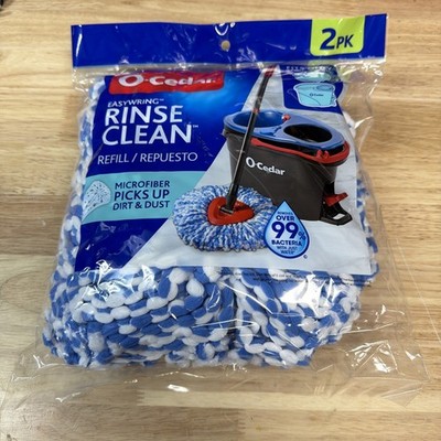 O-Cedar Easy Wring Rinse Clean Spin Mop Head Replacement 2-Tank System 