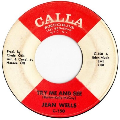 Jean Wells - Try Me And See / The Best Thing For You Baby, 7'', (Vinyl)