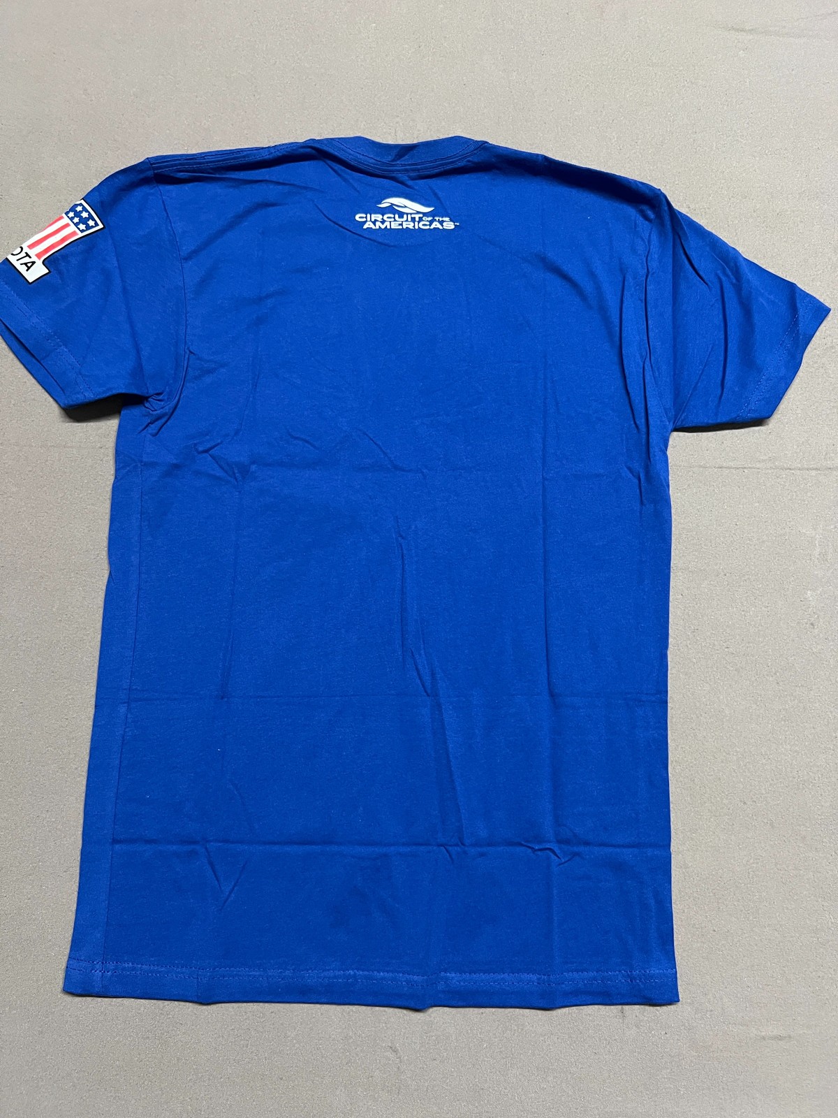 Cavallino Ek Helmet Tee Men’s T-Shirt Small 100% Cotton Cota Graphic Royal Blue image 9