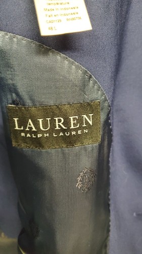 BIG & TALL FABULOUS Lauren Ralph Lauren Mens Suit RECENT Sz 48 L BLUE - Picture 4 of 8