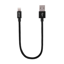 Braided 0.8ft USB Cable Charger Data Cord For iPhone XS 14 13 12 11 Pro Max SE 8