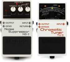 Boss NS-2 Noise Suppressor Pedal + Boss TU-3 Value Bundle