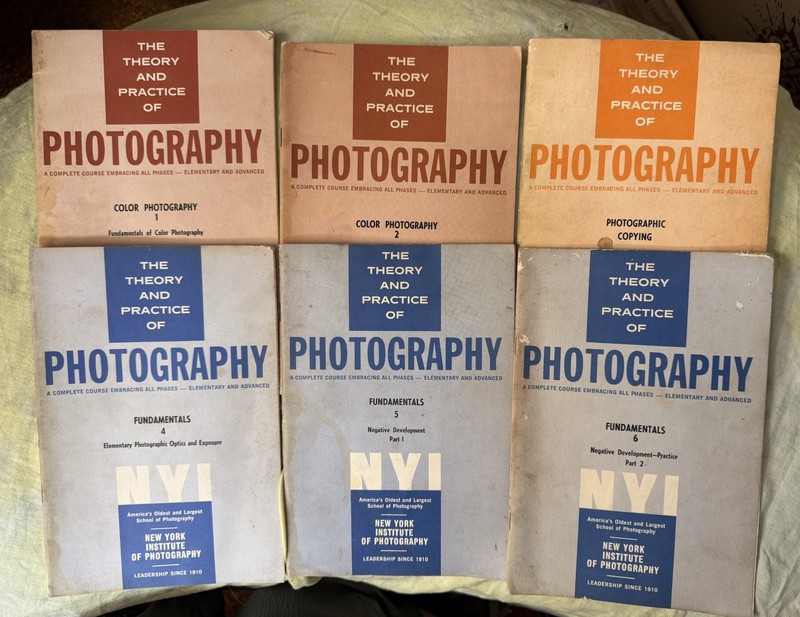 Theory Practice Of Photography New York Institute Of Photography Set Of 6 -1968