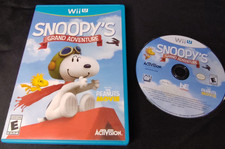 Nintendo SNOOPY'S GRAND ADVENTURE WiiU (Nice Cond)