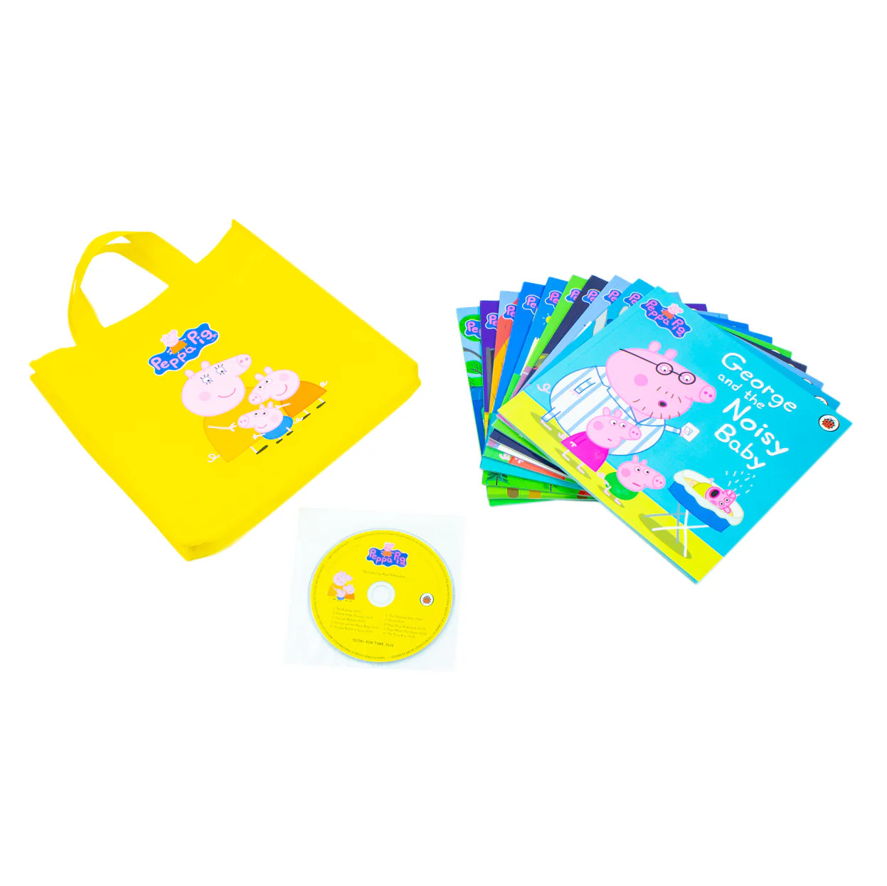 B&Q - Peppa Pig 10 Books Collection Set (Yellow Bag) - Image 9