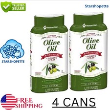 4 CANS - Member's MARK Olive Oil Cooking Spray - 7 oz Total 28 oz FREE SHIP 