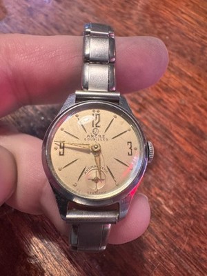 Vintage Ancre Goupilles Germany Manual Wind Watch Small Seconds juvenile