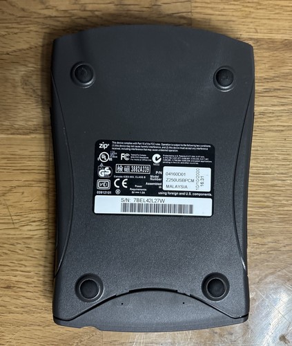 IOMEGA ZIP 250 EXTERNAL DRIVE Untested - Afbeelding 2 van 5