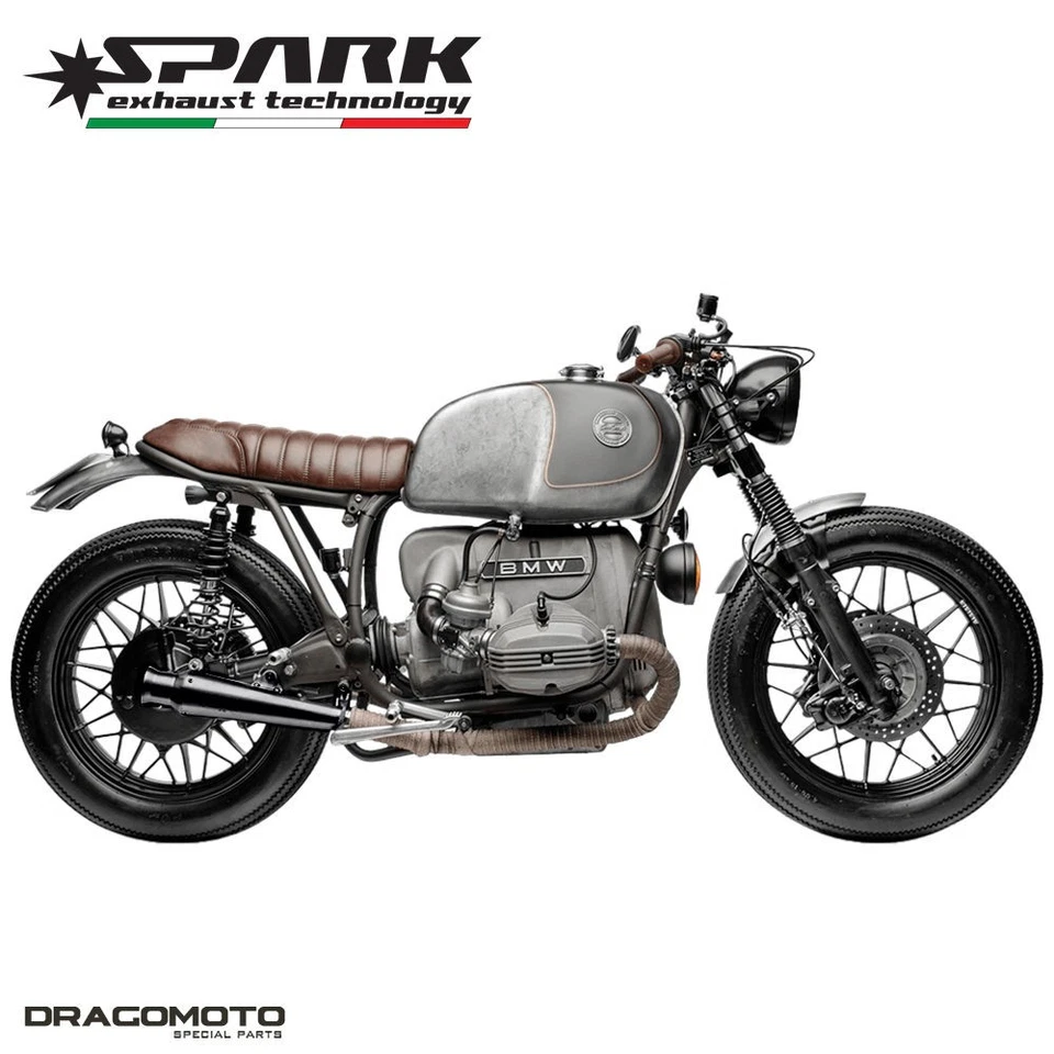 BMW R 100 RT 1987-1993 Scarico SPARK Trumpet Nero GBM0902BOM - Imagem 3 de 4