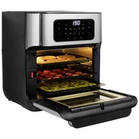 Princess Aerofryer HeißLuft-Ofen 10 L 1500 W Mit Display Schwarz, Silber
