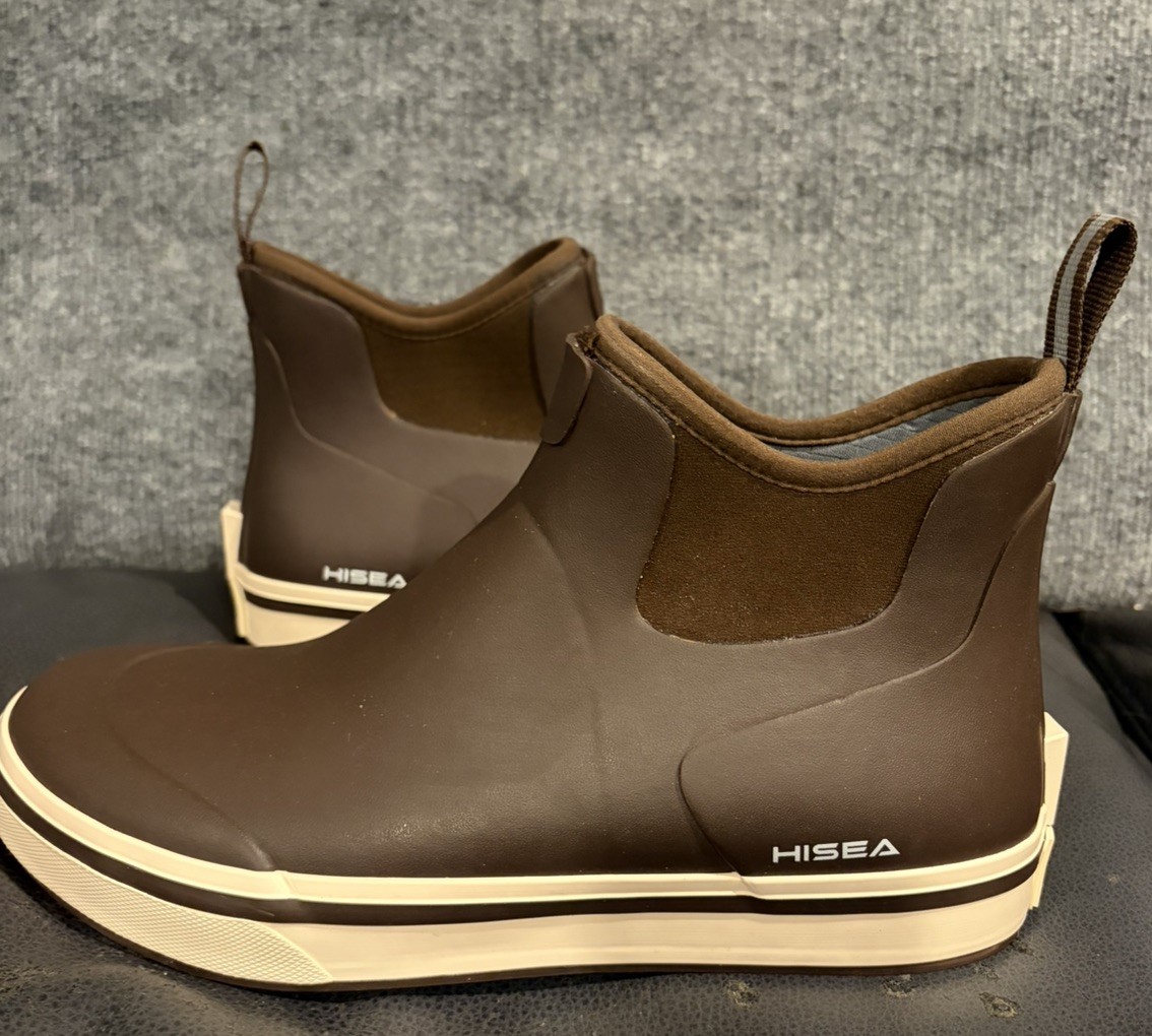 Ankle Deck Rain Boots Waterproof Fishing Outdoor Sport Mud W
