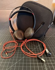POLY BLACKWIRE C5220T Wired Dual-Ear Stereo Headset with Boom Microphone