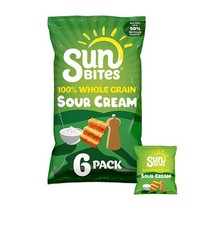 Walkers Sunbites Sour Cream & Black Pepper Multipack Crisps 6x25g F&F