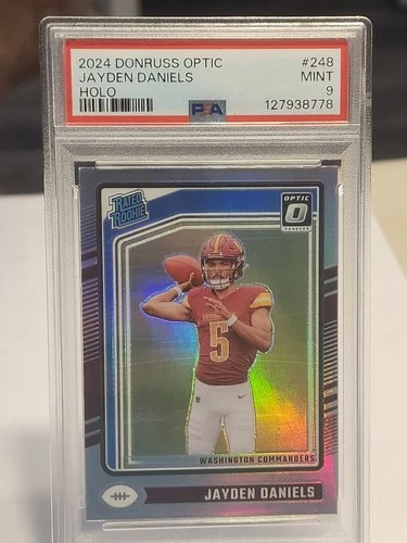 2024 Jayden Daniels Holo Optic Psa 9