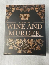 Murder Mystery Party- A Taste For Wine and Murder by University Games NEW Sealed