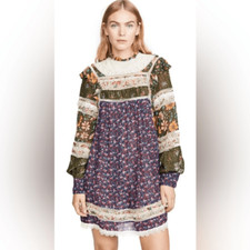 Farm Rio Mixed Liberty Mini Dress Medium
