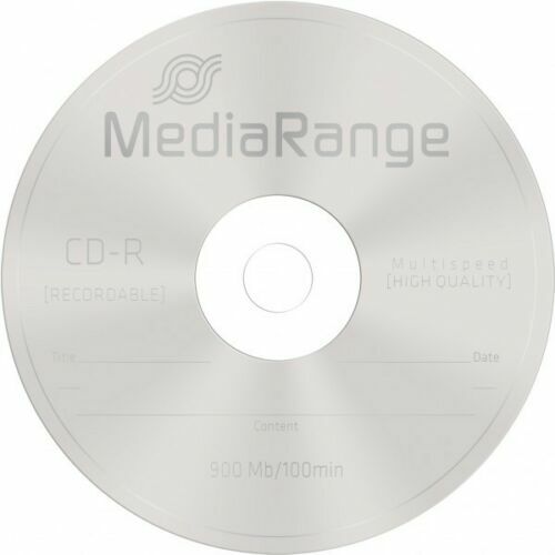 MediaRange Branded Blank CD R Discs 48x 900MB 100 Minutes CD-R MR222 - Pack of 5 - Picture 3 of 3