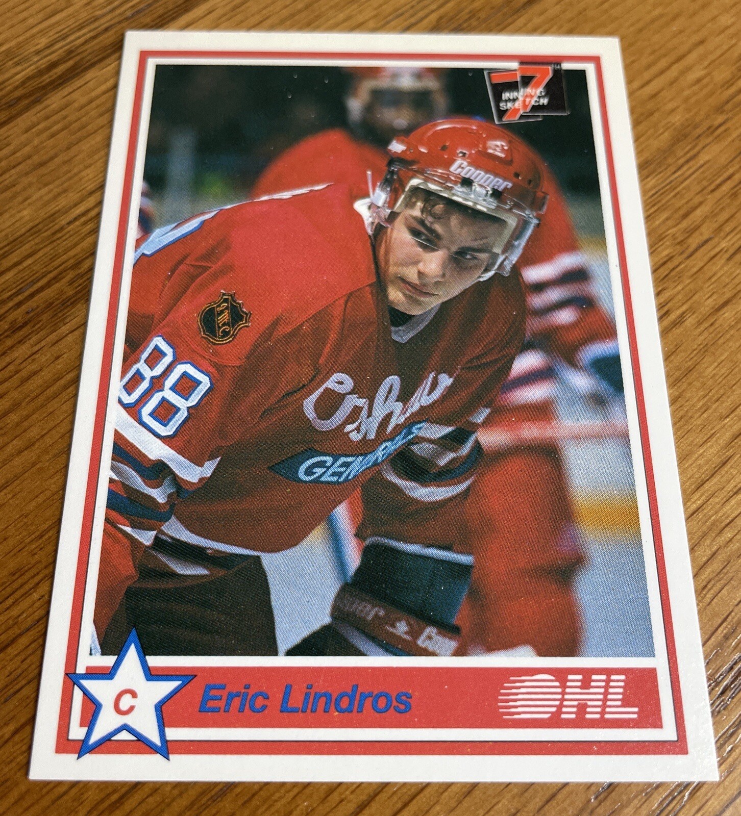 Eric Lindros 1990-91 7th Inning Sketch ( Rookie ) ~OHL~ Oshawa Generals (  MINT ) | eBay