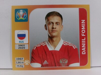 2020 Panini Euro 2020 Album Stickers Orange Edition Daniil Fomin #220